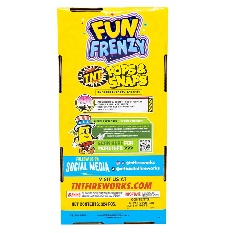 TNT Fireworks, Fun Frenzy, 3 Novelty Assortment Packs - Walmart.com