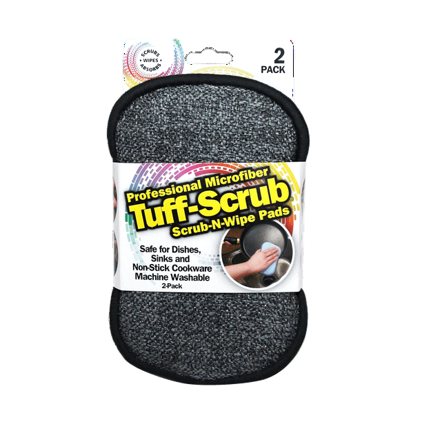 Original TuffScrub Professional Microfiber Scrub 'N' Wipe Cleaning