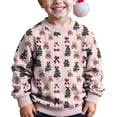 thumbnail image 3 of OGLCCG Boys Girls Christmas Sweater Cute Graphic Long Sleeve Knitted Crewneck Sweaters Soft Casual Pullover Jumper Tops Size 5-15, 3 of 8