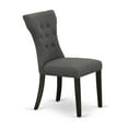 thumbnail image 4 of East West Furniture Dining Chair Wirebrushed Black, GAP6T50, 4 of 5