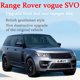 thumbnail image 2 of Apto para Land Rover Range Rover Vogue L405 2013-2017 Actualización 2018-2021 SVO PP Kit de carrocería de plástico Kit de parachoques delantero y trasero para automóvil, 2 of 5