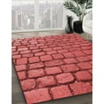 thumbnail image 3 of Ahgly Company Machine Washable Indoor Rectangle Transitional Red Area Rugs, 2' x 5', 3 of 7