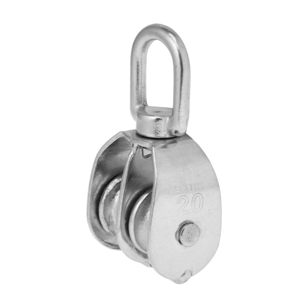Buy Swivel Pulley Sheave Rigging Metal Rope Hanging Lifting Wheel M20