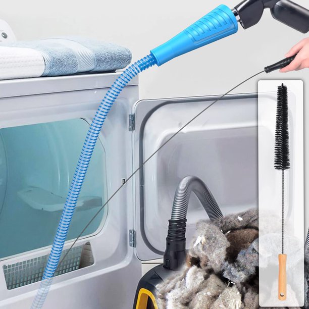 BoxLegend 2 Pieces Dryer Vent Cleaner Kit Dryer Lint Brush Dryer Vent