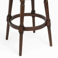 Candace Bar Height Swivel Stool, Walnut