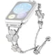 thumbnail image 1 of For Xiaomi Redmi Watch 4 Watchband Heart Clover Decor Silver Zinc Alloy Metal Strap, 1 of 5