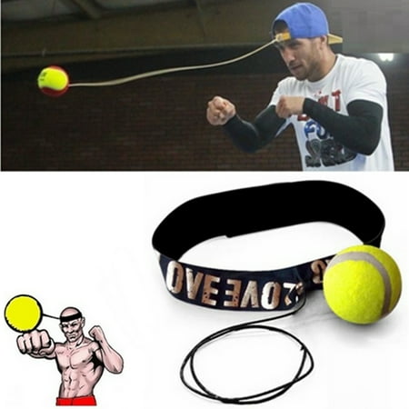 Aqua Fitness Exercise Set Fight Ball With Outdoor Head Band Set For Reflex Speed Training Boxing MMA Kickboxing Punch Exercise ()