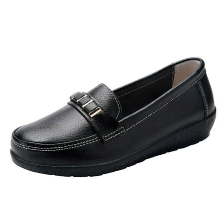 

Mackneog Womens Breathable Lace Up Shoes Flats Casual Shoes Gift on Clearance