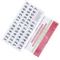 thumbnail image 1 of Peahefy Keyboard Instrument Accessories,Piano Keyboard Stickers,Piano Keyboard Stickers Scale Staff Decals Removeble For Synthesizer Hand Roll Piano, 1 of 8