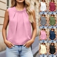 thumbnail image 2 of Workout Tank Tops Woman Classic Plain Color Summer Tank Tops for Women Adjustable Baggy U Neck Sleeveless Layering Shirts Womens Camisole Basic Slim Cute Tops 2026, 2 of 5