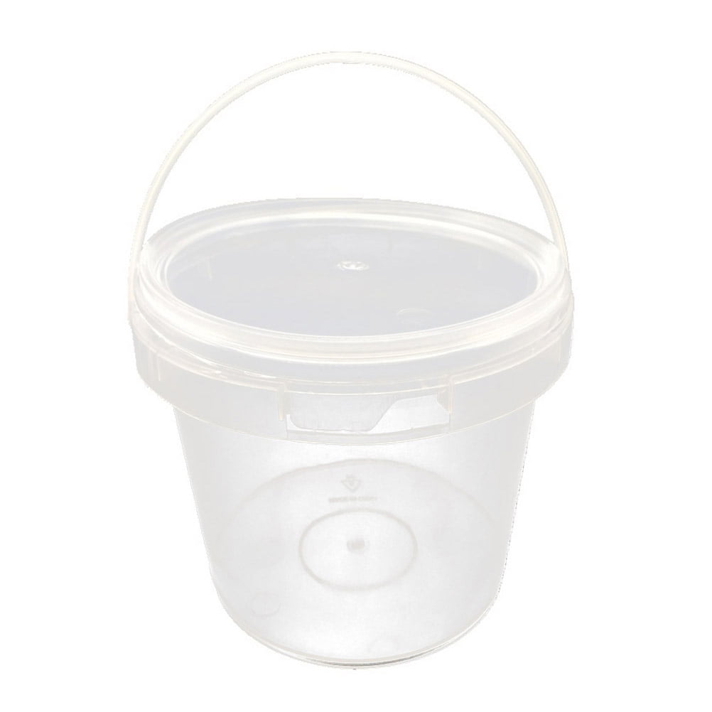 8L Food storage bucket with lid food grade empty plastic container for Ice  cream animal feed home storage pail