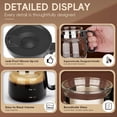 thumbnail image 5 of Mini Coffee Pot Mug, 16oz Glass Carafe with Spill Proof Lid, Clear Tea Cup for Travel, Funny Gifts for Coffee Lovers, 5 of 7