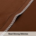 thumbnail image 5 of Ntbay 2 Pack Silky Satin King Pillowcases for Hair and Skin, Luxury and Soft Pillow Cases with Envelope Closure, 20" x 40", Brown, 5 of 6