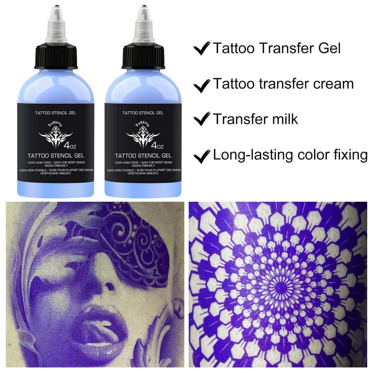 Cheap Stencil Transfer Gel Bottled Saturated Color Non-fading