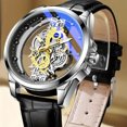 thumbnail image 2 of Guardurnaity Reloj de de cuarzo resistente al agua con estilo para hombre, de Metal, para cronometraje preciso, nuevos relojes para hombre Relojes oro acero, 2 of 6