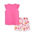 thumbnail image 5 of HILEELANG Toddler Girl Summer Short Outfits Cotton CrewNeck Pink Sea Horse Short Sleeve Playwear 2PC Sets 4T, 5 of 5