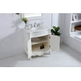 thumbnail image 5 of Elegant Decor Danville 32" Solid Wood Single Bathroom Vanity in Vintage Mint, 5 of 6
