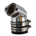 thumbnail image 2 of Engine Carburetor Aluminum Alloy Angled Adapter Inlet Intake Carb Manifold for GY6 150Cc Scooter Go Kart,1 * Carburetor Intake Manifold,Silver, 2 of 5