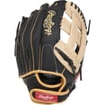 thumbnail image 4 of Guante de Béisbol Rawlings Serie Sure Catch Juvenil 11 Negro/Camel, 4 of 7