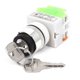 thumbnail image 2 of Interruptor de botón de arranque rotativo de llave DPST 660V 10A 1NO 1NC, 2 of 3