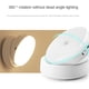thumbnail image 2 of Luz nocturna recargable por USB, luz con sensor corporal LED, base magnética giratoria de 360 grados, luz portátil y móvil para dormitorio, armario, cocina, pasillo, escaleras., 2 of 5