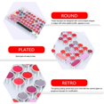 thumbnail image 4 of Teclas Mecánicas Retro Barras De Labios Plateadas Redondas Tapas De Teclado Teclas Punk Con Capa Translúcida Para Juegos De Modificación De Teclado Mecánico 104 Teclas Vogacara EL009711-00, 4 of 6