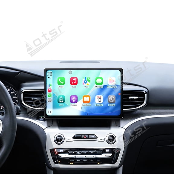 Aotsr 13.1 inch Car Radio For Ford Explorer 2021-2025 Stereo Upgrade Touch Screen Wireless CarPlay Android Auto GPS Navigation