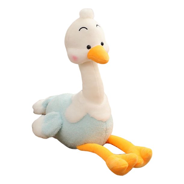 Vogacara Juguete con relleno de animales, muñeco de pierna larga, adorno suave para niños, dormitorio empalmado, cama, silla, sofá, cojín Animales de peluche y juguetes de peluche Azul