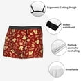 thumbnail image 3 of Xecao Golden Squirrels Holiday Print Men's Underwear Boxer Briefs,Breathable Choice for Men's Underwear-X-Large, 3 of 5
