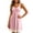 Pink, variant on YuXingFu Cotton Dresses Casual Summer Mini Crew Neck Plus Size Womens Dress Sleeveless for Wedding Casual Summer Pink L