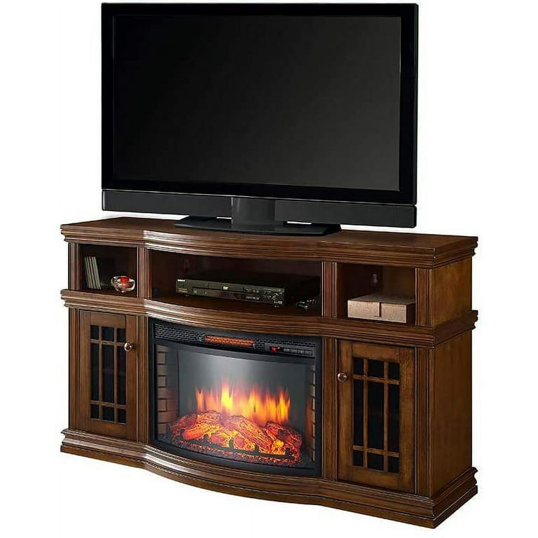Glendon electric fireplace entertainment center deals