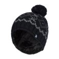 thumbnail image 1 of Porte-Chaleurs - Bonnet Thermique Doublé en Polaire pour Hommes avec Pompon, 1 of 2