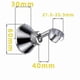 thumbnail image 2 of Shower Holder Wall Mount Removable Hand Shower, 2 of 4
