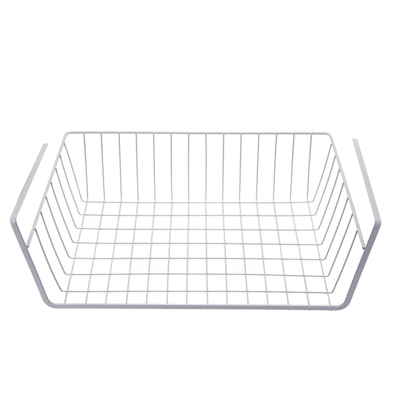 Under Shelf Basket Rack Cabinet Wardrobes Basket Storage Organizer Holder Stand Home Kitchen Pantry Office Use