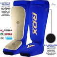 thumbnail image 5 of RDX Shin Guards MMA Instep Foam Pads Support Boxing Leg Guard Muay Thai Foot, 5 of 7