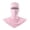 Light Pink, variant on Summer Face Mask with Breathable Holes Sun Face UV Protection Full Head Mask for Men Women Fishing Cycling Red One Size
