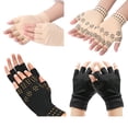 thumbnail image 4 of mmirethe Compact And Lightweight Magnetic Fingerless Gloves For Relief black black dot 1Set, 4 of 6