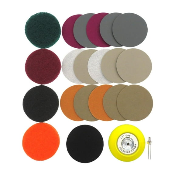 amleso Generic Car Care Sanding Discs Pads, Accessories, Practical Parts Convenient Car Lights Polishing Restoration Kit for Auto