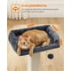 thumbnail image 2 of FEANDREA Rascador para Gatos con Plataforma de Peluche y Poste de Sisal 68 cm, 2 of 5