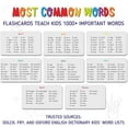 thumbnail image 6 of Merka Sight Word Flash Cards Combo Pack A-G - 575 Laminated Dry-Erase Cards - Color-Coded Phonics & Vocabulary Flashcards for 1st Grade Reading, 6 of 7
