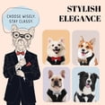 thumbnail image 3 of Esmoquin de perro para uso diario, disfraz de boda con pajarita para perros, 3 of 6