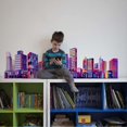 thumbnail image 4 of Cyberpunk Wall Sticker Colorful City Wall Decals Decorative Sticker Colorful City Wall Stickers Murals Cyberpunk DIY Murals Bar Man Cave Living Room W, 4 of 5