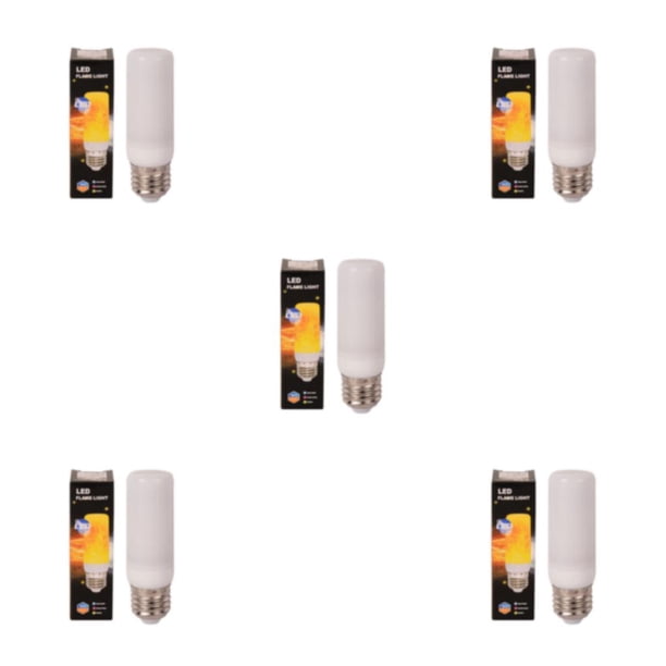 Toystoory Simular llamas dinámicas Bombilla de llama LED para ambiente de fiesta 3W B22 luz amarilla Type2 NO2
