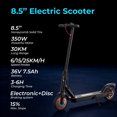 thumbnail image 2 of iScooter i9 Electric Scooter, 30 KM Long Range & 30 KM/H E-Scooter, 350W Powerful Motor, Smart App, Dual Brake, Folding Electric Scooter for Adults & Kids Commuting, 2 of 7