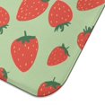 thumbnail image 5 of Pink Strawberry Coffee Mat – Ultra Absorbent Microfiber Spill Mat with Sweet Strawberry Cake and Watercolor Fruit Designs, Fast Drying Dish Drying Pad for Café Use, 5 of 6