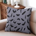 thumbnail image 3 of Halloween Throw Pillow Covers 20x20 Inch Set of 2 Happy Halloween Pumpkin Pillow Cover Sofa Bed Throw Cushion Cover for Home Office Halloween Decoration, 3 of 6