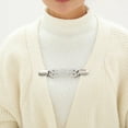 thumbnail image 5 of Six piece set Clip Dresses Cardigan Collar Clip sliver Flower Clip make you more elegant and charming, 5 of 5
