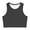 1-Black859, variant on Wxolcjlv Girls Summer Athletic Solid Color Tank Top Casual Quick Dry O Neck Crop Top, Szies 1-14