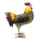 thumbnail image 3 of Estatuilla de pollo Granja Patio decorativo Hogar Luces solares al aire libre Jardín Verde 40x18x47cm Cola Estatua al aire libre, 3 of 8