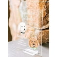 thumbnail image 4 of UNIQOOO 4" Clear Acrylic Stand |3mm Slot Wedding Sign Holders, Perfect for Wedding, Table Number, Exhibition, Office, Restaurant, Business, 6 Count, 4 of 7